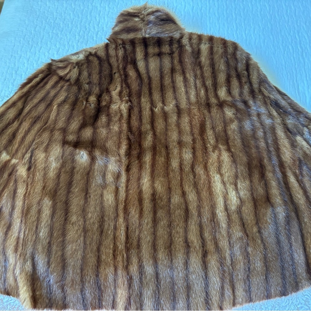 Luxurious Brown Mink Cape